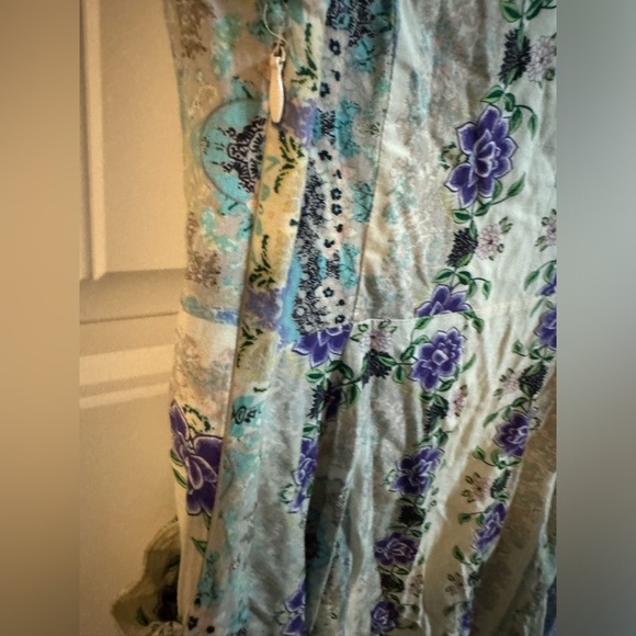 Molly Green Purple Boho Floral Festival Top - Picture 9 of 9